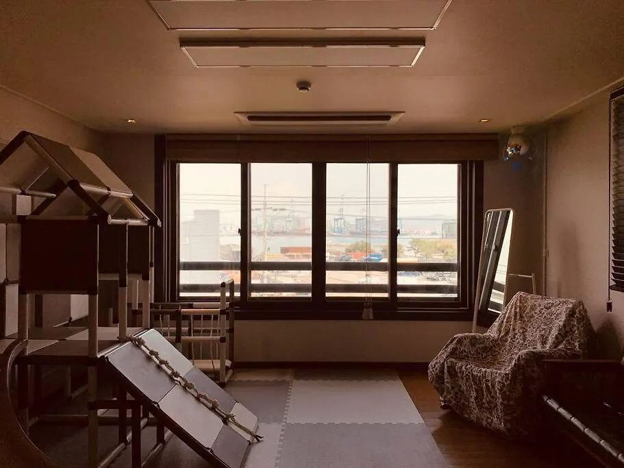 Pier 40 Free Parking Oceanview Kids House Jungle Gym Slide 2Bedroom Busan South Korea